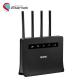 300mbps OEM 200Meter Range 4 Port Home 4G Wireless Router / Lte Wifi Router