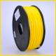 Yellow 3D Printer Filament ABS, Dia 1.75mm 1kg material for RepRap/Makerbot/ Mendel/ UP
