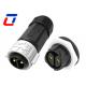 M25 Waterproof Outdoor Connectors 600V 50A With push locking