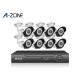 8CH Outdoor Poe CCTV Camera Kit 1080P 3.6mm 2MP MRT Matel Case