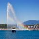 Musical Fountain Outdoor Spray Fountain With Musical Signal Control And Laser Fountain 0-90% Operating Humidity