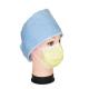 Disposable Blue Earloop Face Mask Beauty Salon , Electronics Industry Use