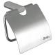 RustProof Toilet Paper Holder With Cover Stainless Steel 304 Brushed Silver