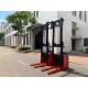 Customized EU Charging Plug Electric Pallet Stacker Two Section Gantry Double Lifting Oil Cylinders