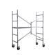 6 Rungs Aluminum Scaffold Platform With Stairs 150KG Loading Capacity