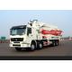 SINOTRUK HOWO 8x4 Chassis 42M Concrete Pump Truck With 371HP