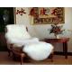 Shaggy Shearling Sheepskin Throw Blanket Fur Carpet Rug