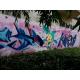Custom Color Flexible Spray Paint Graffiti Wall Painting Material For Metal