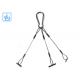 Indoor Hanging Planter Flower Pot Stainless Steel Wire Rope Hanging Kit For Basket