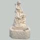 China marble Stone Carving Sculpture Angels marble wall fountain W-FTN08