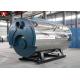 1 Ton Gas Steam Boiler 0.7MPa - 1.6MPa Rated Pressure Double Door Design