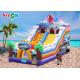Inflatable Shark Slide Commercial Inflatable Bouncer Slide Cartoon Inflatable Bounce House Kids Jumping Slide