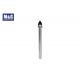 Carbide Tip Glass Jobber Drill Bit Straight And Hex Shank Cross Easy Operation