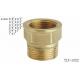 TLY-1022 1/2-2 MF brass nipple plug NPT copper fittng water oil gas connection matel plumping joint