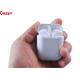 White Stereo Bluetooth Earphone , Touch TWS Wireless Bluetooth Earbuds For Cell Phones