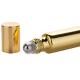 Roll On Bottle Supplier 10ml Electroplate Golden Black Silver White UV Glass Empty Roll On Perfume Bottles
