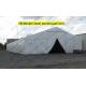 Firm 18m Steel Frame Warehouse Storage Tent , White PVC Fabric Tent For Storage