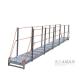 CCS Aluminium Wharf Ladder With Hand Rails & Socket For Dock , Port