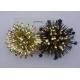 Gold yellow 4Inch PET Firework fancy bows for wrapping paper , gift bags and tissue