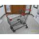 Personal 210L American Wire Shopping Cart With Logo Customized On Handle
