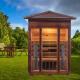 Carbon Panel Heater Outdoor Dry Sauna Canadian Hemlock
