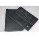 OEM Spill - proof apple , ipad1 , Ipad 2 Leather Bluetooth Keyboard Case with Solar Panel