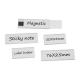 0.7mm Dry Erase Board Magnetic Labels Sleeve 3.2x1.2inch Waterproof Erasable For
