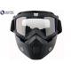 Full Face Tactical Military Goggles TPU Windproof Reticular Construction Breathable