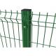 3 Folds 3d Curved Wire Mesh Fence Green Pvc Coated Welded