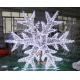 large outdoor 3D lighted snowflake decorations