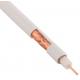 FEP Insulated RG178/U Coaxial Power Cable With Silvered Plated Copper Conductor