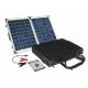 Blue Folding Solar Panels , 120 Watt Portable Solar Panel Efficient Sunlight Absorber