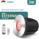 3W RGB Color Extenal Control Underwater Led Lights swimming pool light