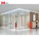 Modern Double Glass Office Partition Walll Collapsible Geling