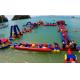 Giant Island Inflatable Water Park Inflatable Floating Water Slides  Anti UV