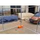 2100mm x 2500mm temporary fencing panels for melbourne market OD40mm x 2.00mm mesh 60mm x 150mm