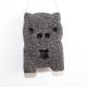 8.6×6.5×2.5cm Charcoal Konjac Facial Sponge Vegetable Fiber Bear Bath Sponge