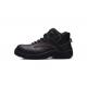 Antistatic Middle Cut Mens Military Boots , Action Smooth Black Tactical Shoes