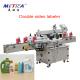 Automatic two sides labeling machine for cartons and square round bottle labeling machine