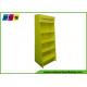 Yellow Printing Four Shelves Corrugated Paperboard Floor Display Rack for Kids Games FL212