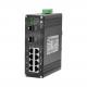 Industrial 100W switch 8-Port1000T 802.3bt PoE + 2 SFP Ethernet Switch