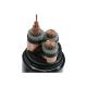 Underground XLPE Insulated High Voltage Copper Conductor Power Cable 300mm2