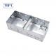 Rifi European Metal Install Box Wall Switch 1+1 Electrical 2 Gang Metal Smart Home Socket Case Iron Wall Box Enclosure