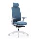Ergonomic Blue Rotating Fabric Mesh Office Chair With 3D Lifting Armrest