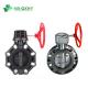 Manual Driving Mode NB-QXHY 150psi UPVC PVC Worm Gear Butterfly Valve with EPDM O-Ring
