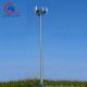 Telecommunication Guyed Communication Tower Galvanized Pole Steel