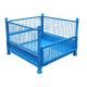 Foldable Wire Mesh Pallet Cage Stackable Stillage With 1500kg Load