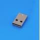 USB 2.0 USB Plug Connector Copper Alloy Shell Straight Offset Mount DIP Type