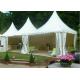 White Pagoda Tents 5m * 5m UV - Resistant  Garden Wedding Reception