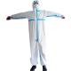 Medical Disposable Coveralls Heavy-Duty Protective Suits Chemical Protection Work wear for Cleaning, Health-Care